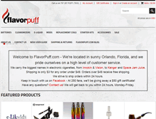 Tablet Screenshot of flavorpuff.com